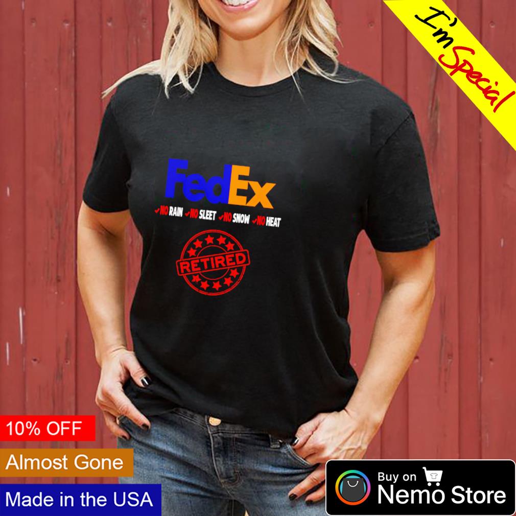 FedEx no rain sleet snow heat - Adult & Kids T-Shirts, Sweatshirts & Hoodies apparel design preview 3