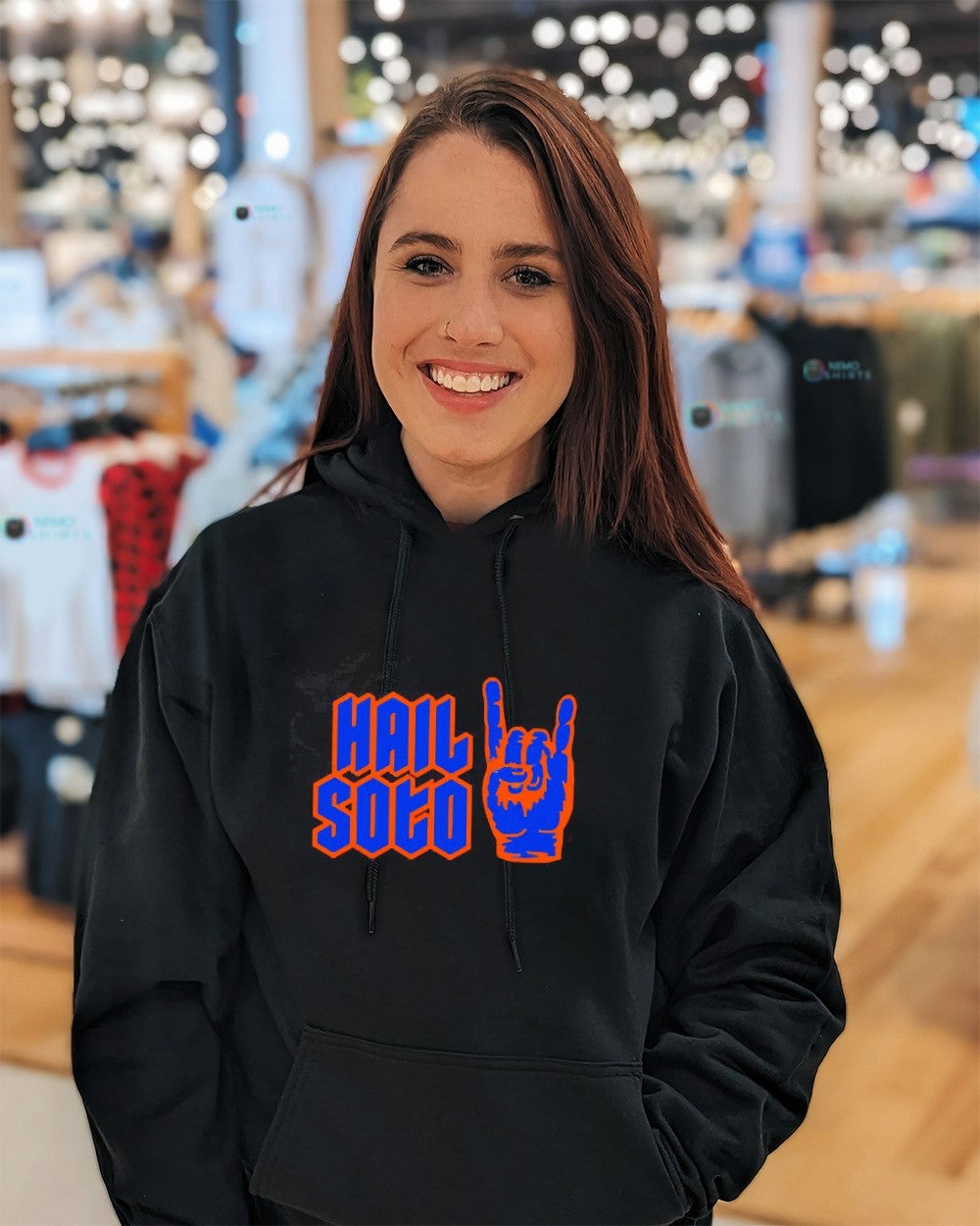 Juan Soto New York Mets hail - Adult & Kids T-Shirts, Sweatshirts & Hoodies apparel design preview 3