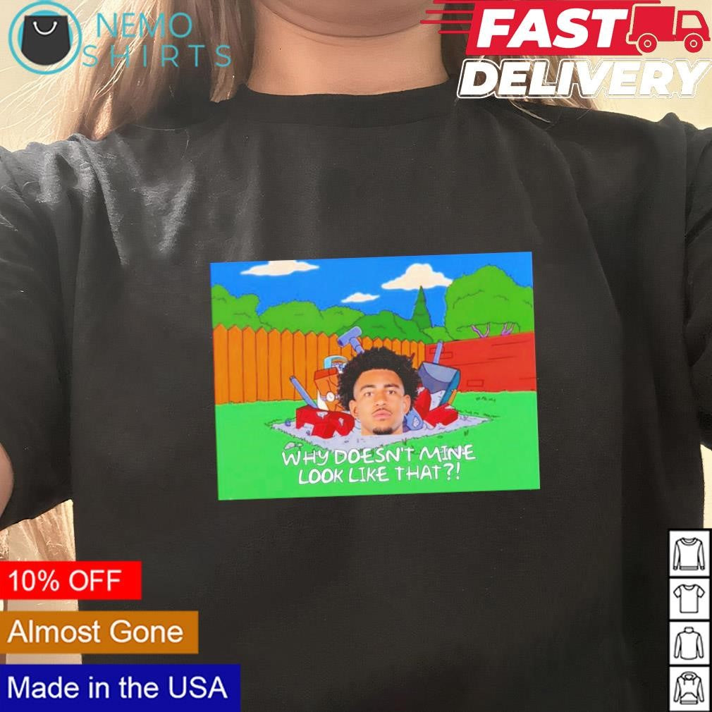 The Simpsons Bryce Young why doesn't mine look like - Adult & Kids T-Shirts, Sweatshirts & Hoodies apparel design preview 3