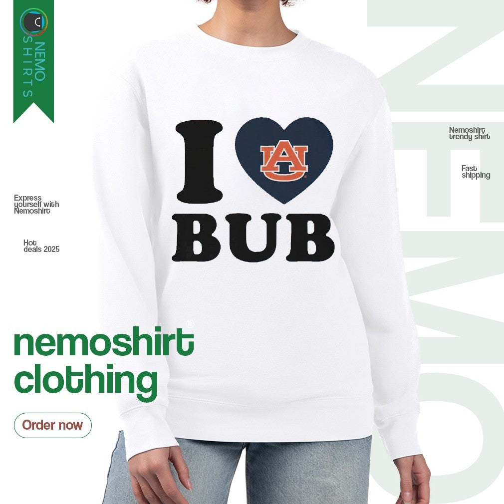 I heart Bub Terrell Auburn Tigers - Adult & Kids T-Shirts, Sweatshirts & Hoodies product image 4