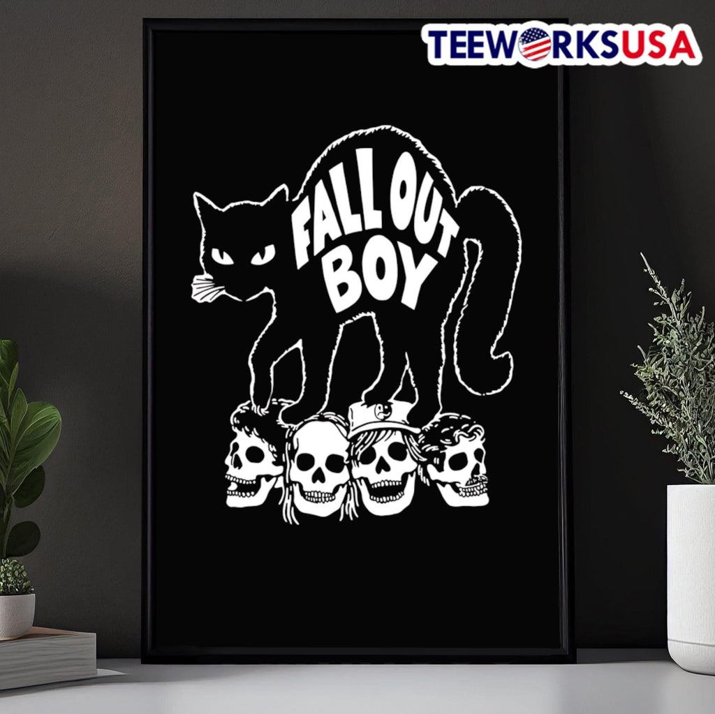 Black Cat Fall Out Boy - Adult & Kids T-Shirts, Sweatshirts & Hoodies apparel design preview 5