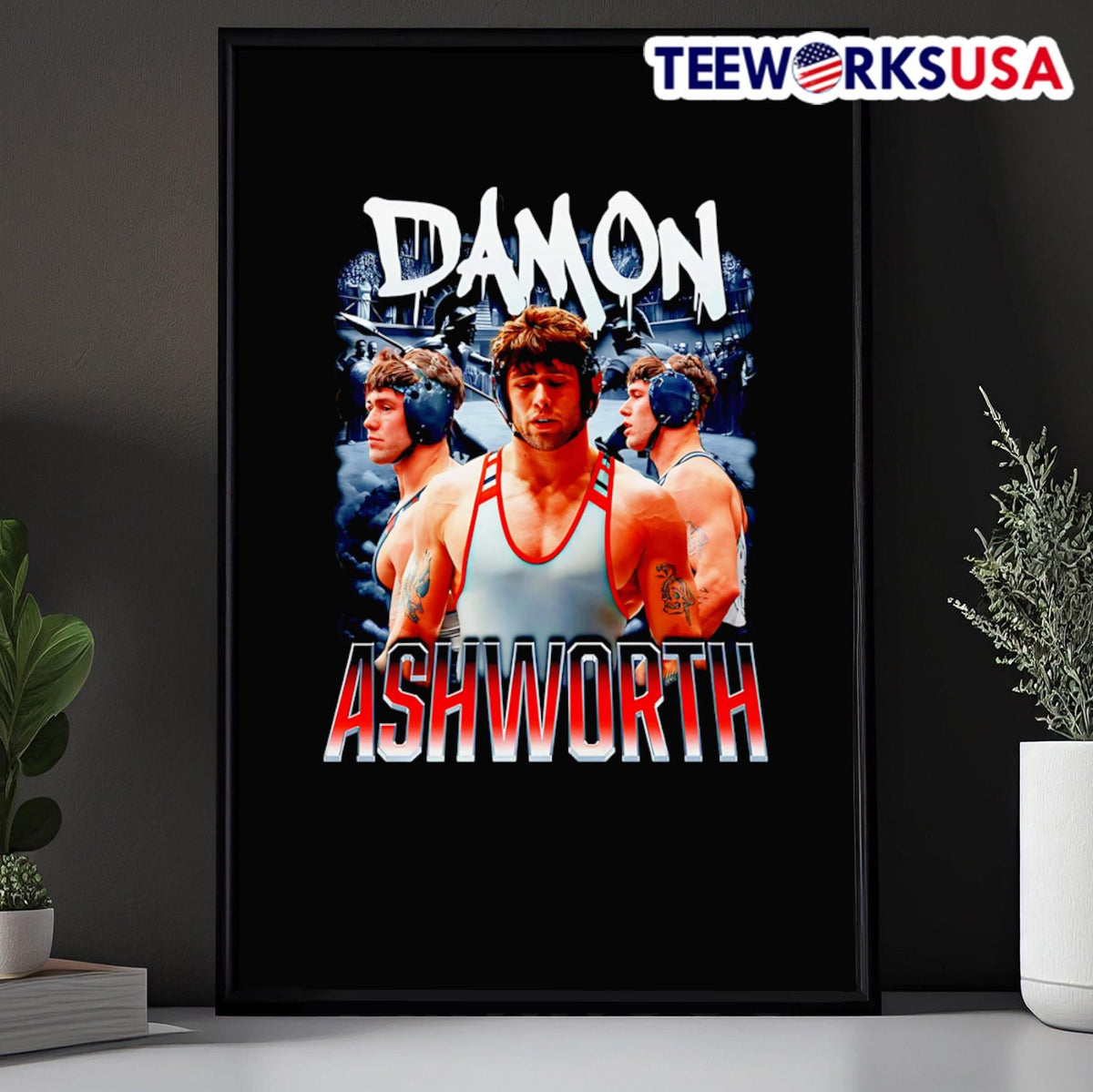 Damon Ashworth retro graphic - Adult & Kids T-Shirts, Sweatshirts & Hoodies apparel design preview 5