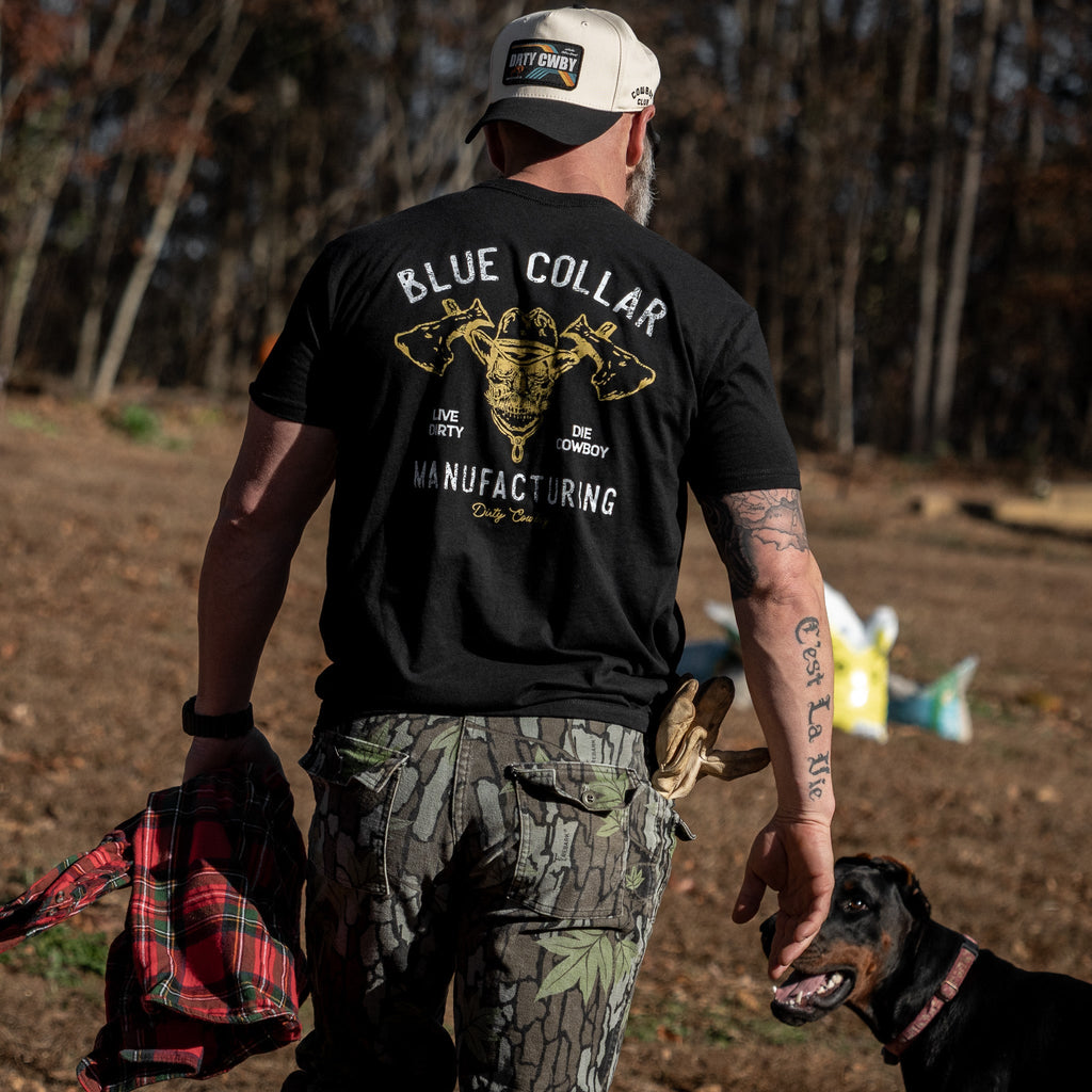 Blue Collar Hatchet Men's - Adult & Kids T-Shirts, Sweatshirts & Hoodies apparel design preview 13