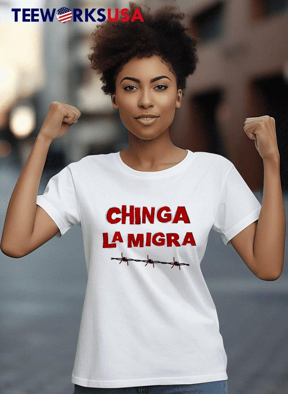 Chinga LA migra - Adult & Kids T-Shirts, Sweatshirts & Hoodies apparel design preview 8