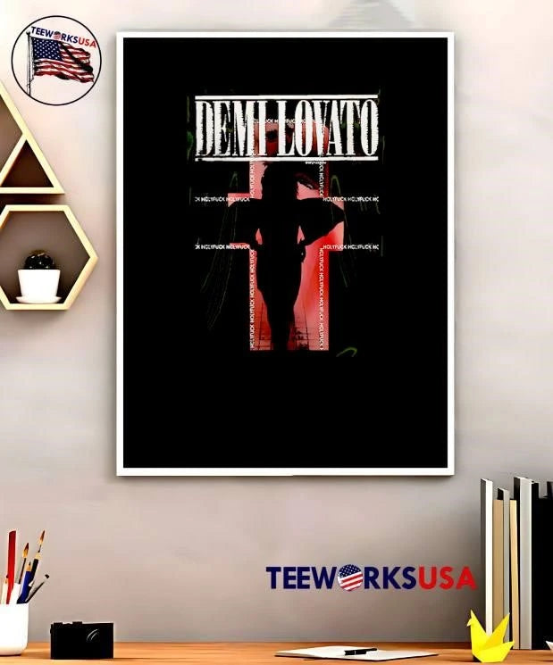 Demi Lovato Holy Fvck Silhouette Art - Adult & Kids T-Shirts, Sweatshirts & Hoodies apparel design preview 5
