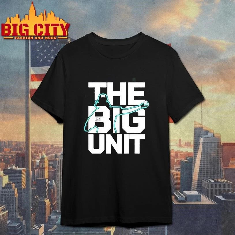Randy Johnson The Big Unit Seattle Mariners Baseball - Adult & Kids T-Shirts, Sweatshirts & Hoodies apparel design preview 1