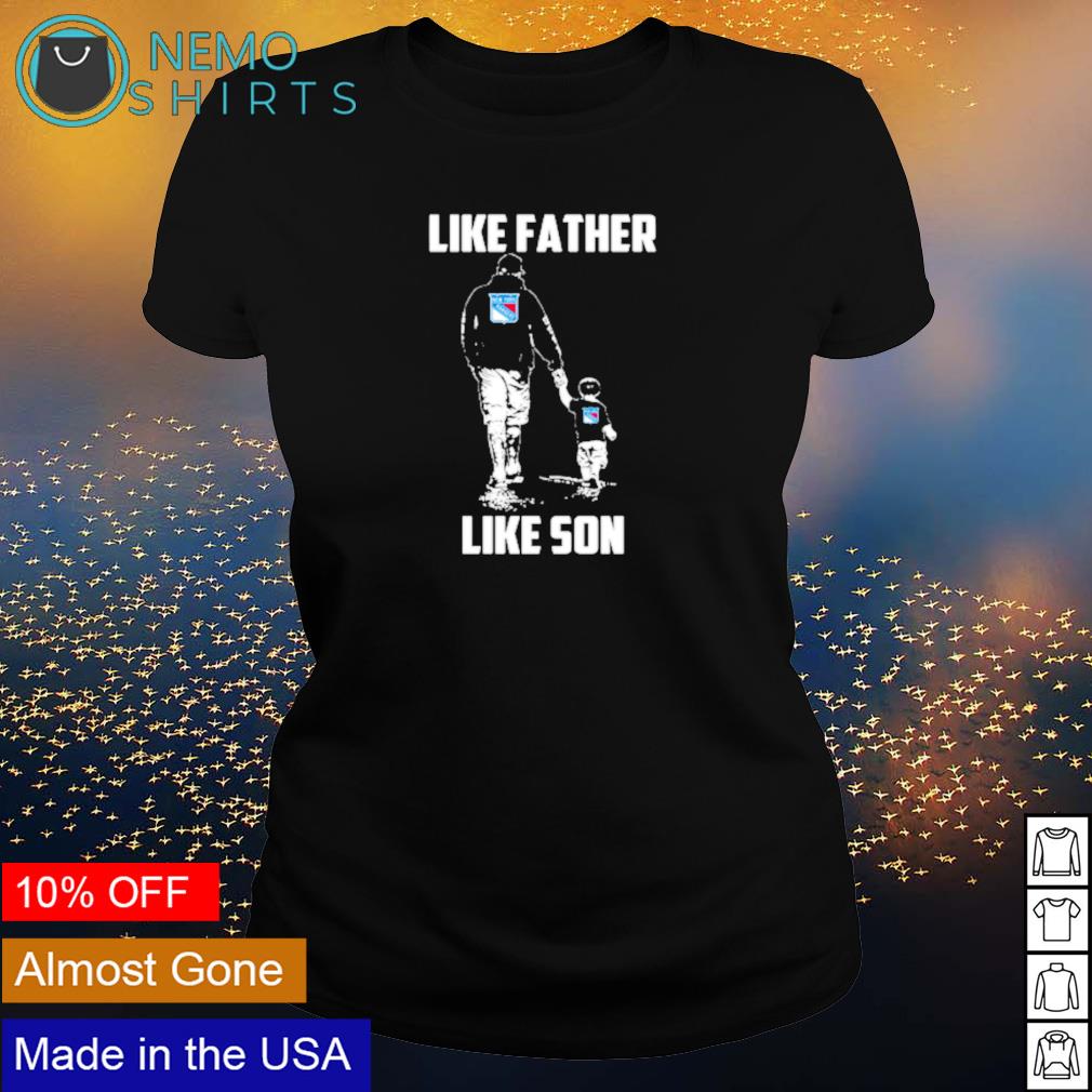 New York Rangers like father son - Adult & Kids T-Shirts, Sweatshirts & Hoodies apparel design preview 3