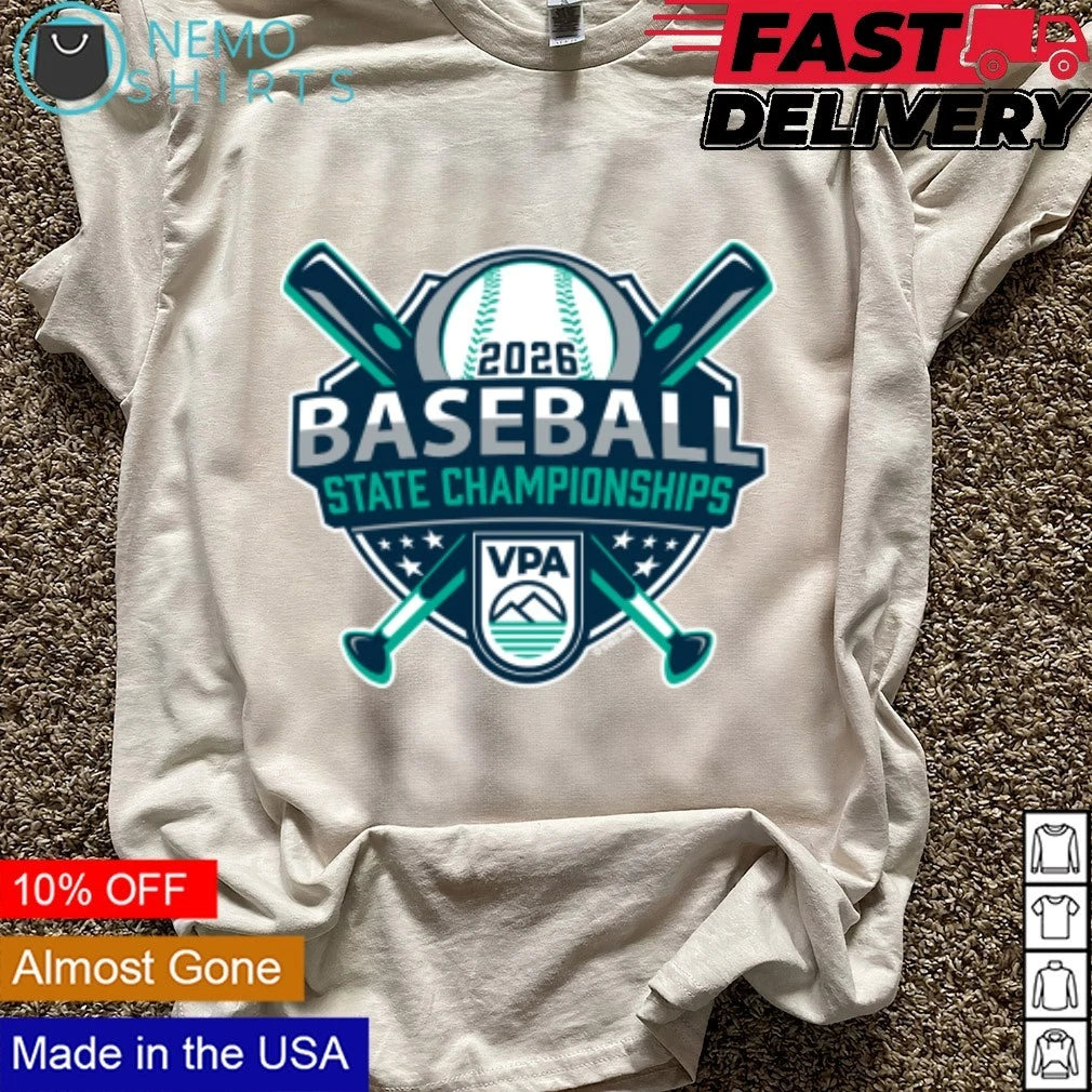 VPA Baseball State Championships 2026 - Adult & Kids T-Shirts, Sweatshirts & Hoodies apparel design preview 5
