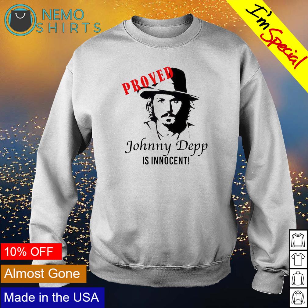 Proved Johnny Depp is Innocent - Adult & Kids T-Shirts, Sweatshirts & Hoodies apparel design preview 4