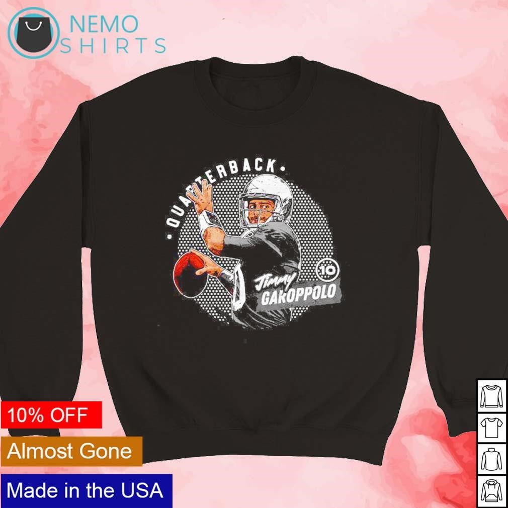 Jimmy Garoppolo quarterback Las Vegas Raiders - Adult & Kids T-Shirts, Sweatshirts & Hoodies apparel design preview 3