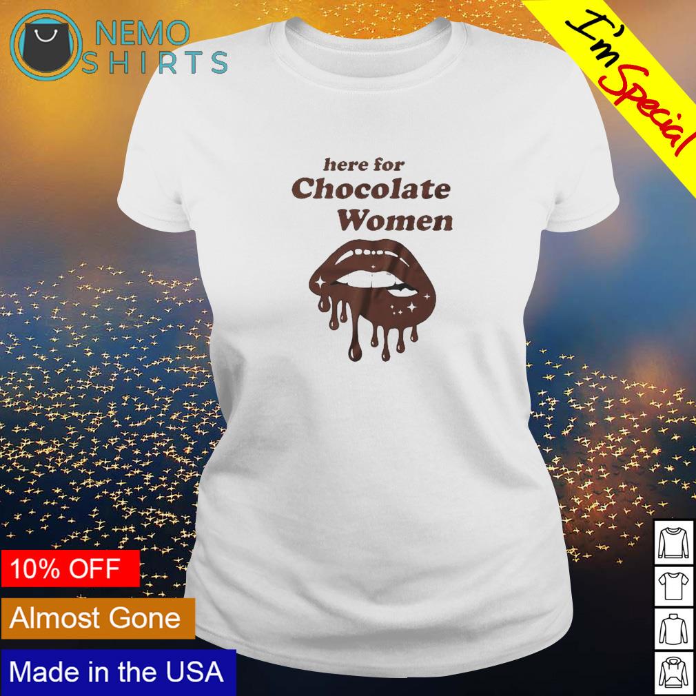 Here for chocolate lip - Adult & Kids T-Shirts, Sweatshirts & Hoodies product image 3