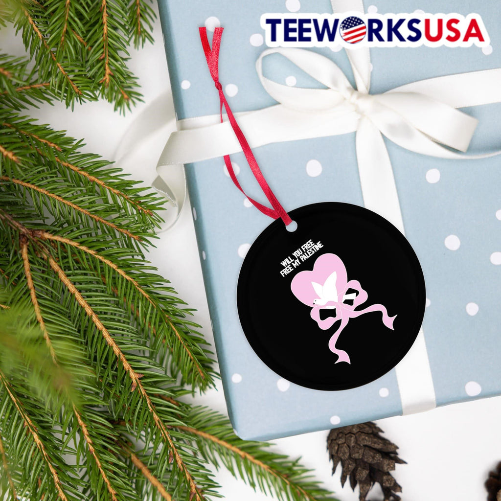 Will you free my Palestine dove - Adult & Kids T-Shirts, Sweatshirts & Hoodies apparel design preview 4