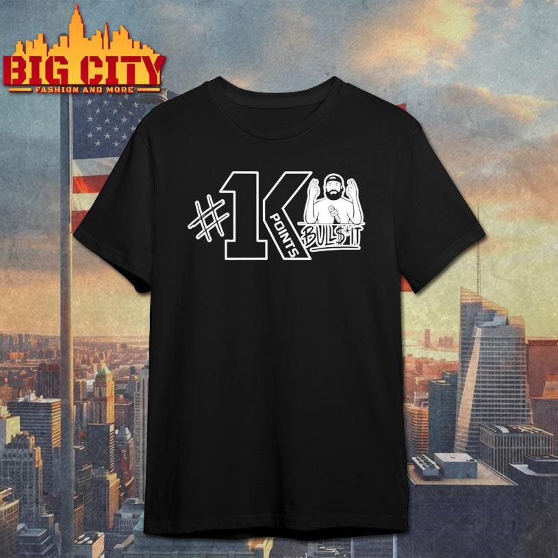 Nikita Kucherov 1K 1000 Points Bullshit - Adult & Kids T-Shirts, Sweatshirts & Hoodies apparel design preview 1