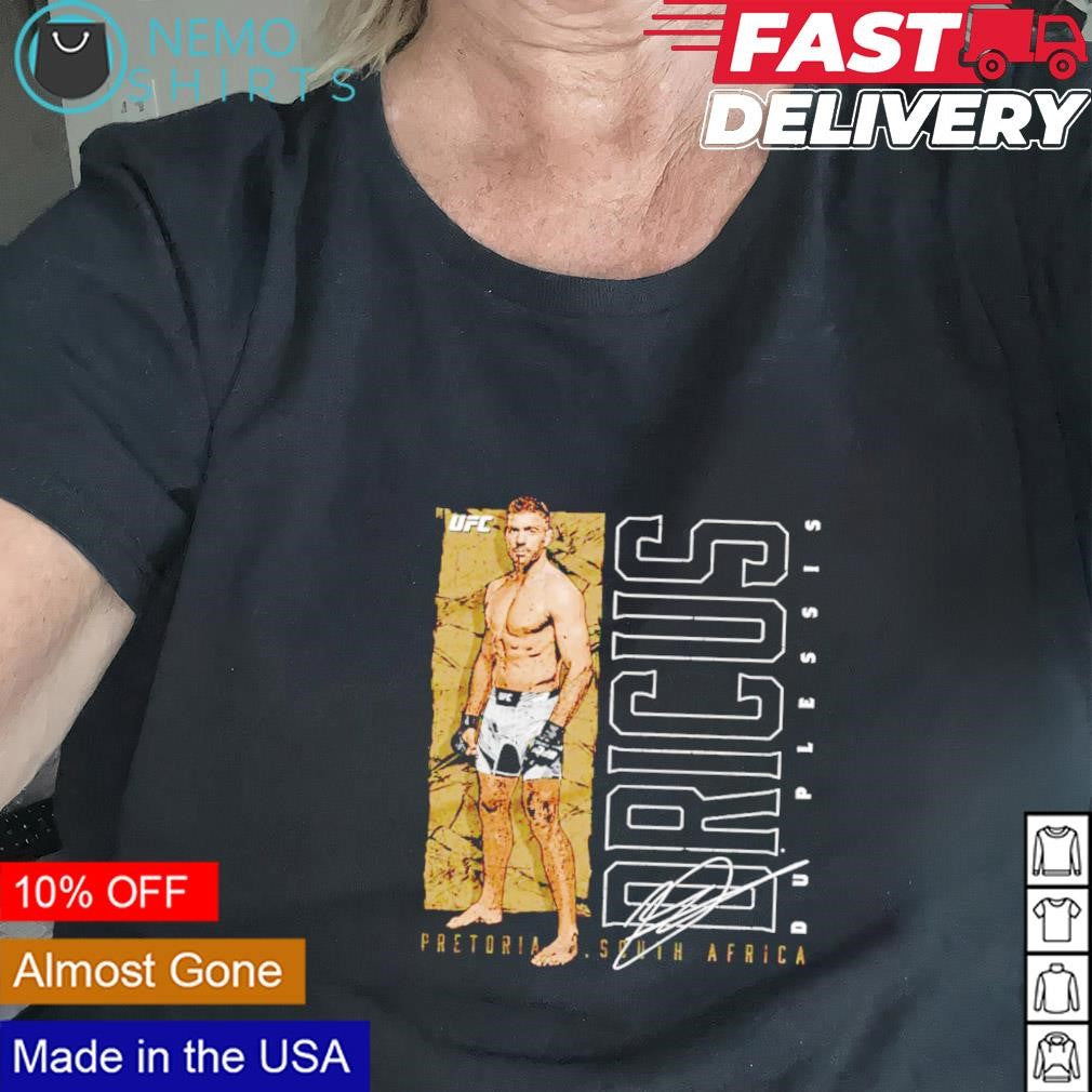 Dricus Du Plessis South Africa pose signature - Adult & Kids T-Shirts, Sweatshirts & Hoodies apparel design preview 2