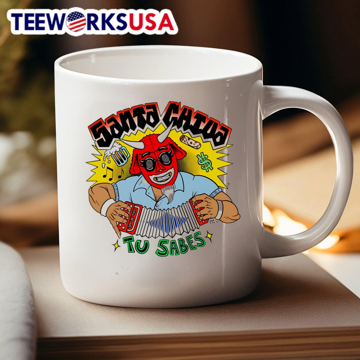 Santa Chiva Tu Sabes - Adult & Kids T-Shirts, Sweatshirts & Hoodies apparel design preview 4