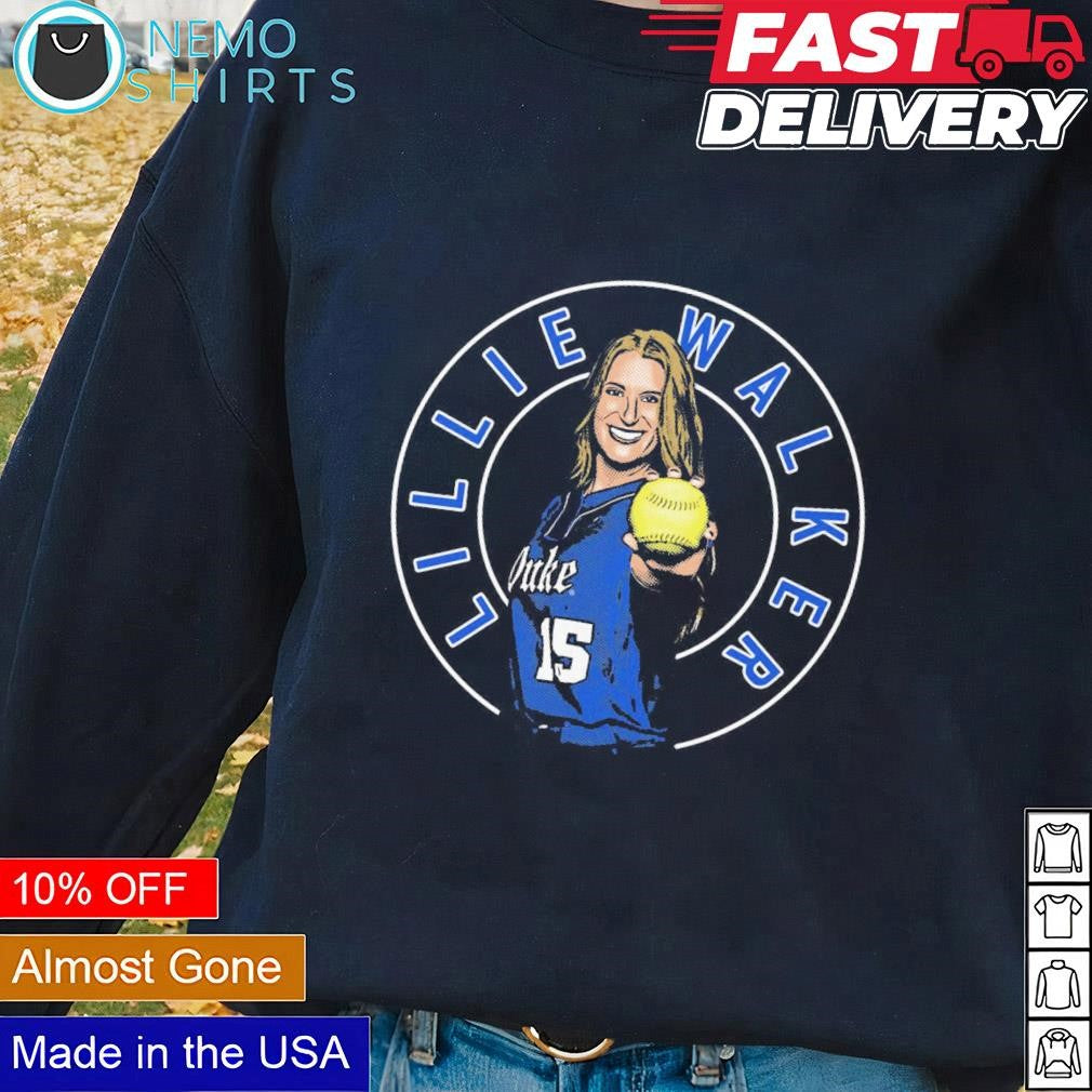Lillie Walker Duke women's softball cartoon - Adult & Kids T-Shirts, Sweatshirts & Hoodies apparel design preview 2