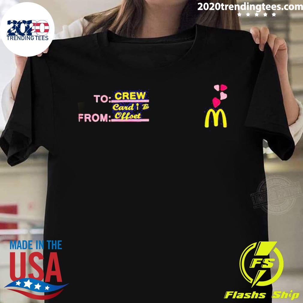 Official cardi B And Offset Mcdonalds - Adult & Kids T-Shirts, Sweatshirts & Hoodies apparel design preview 1