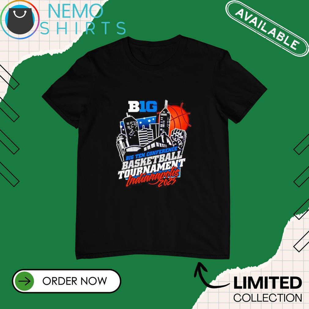 Indianapolis 2025 Big Ten conference basketball - Adult & Kids T-Shirts, Sweatshirts & Hoodies apparel design preview 1