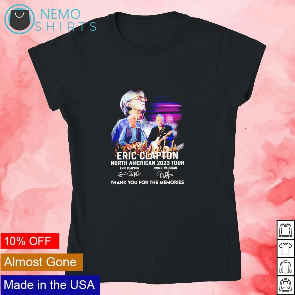 Eric Clapton North American 2023 tour thank you for - Adult & Kids T-Shirts, Sweatshirts & Hoodies apparel design preview 4
