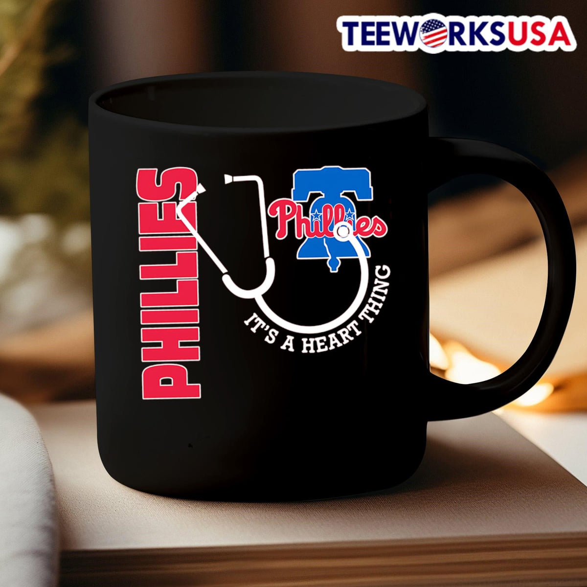 Philadelphia Phillies it's a heart thing - Adult & Kids T-Shirts, Sweatshirts & Hoodies apparel design preview 3