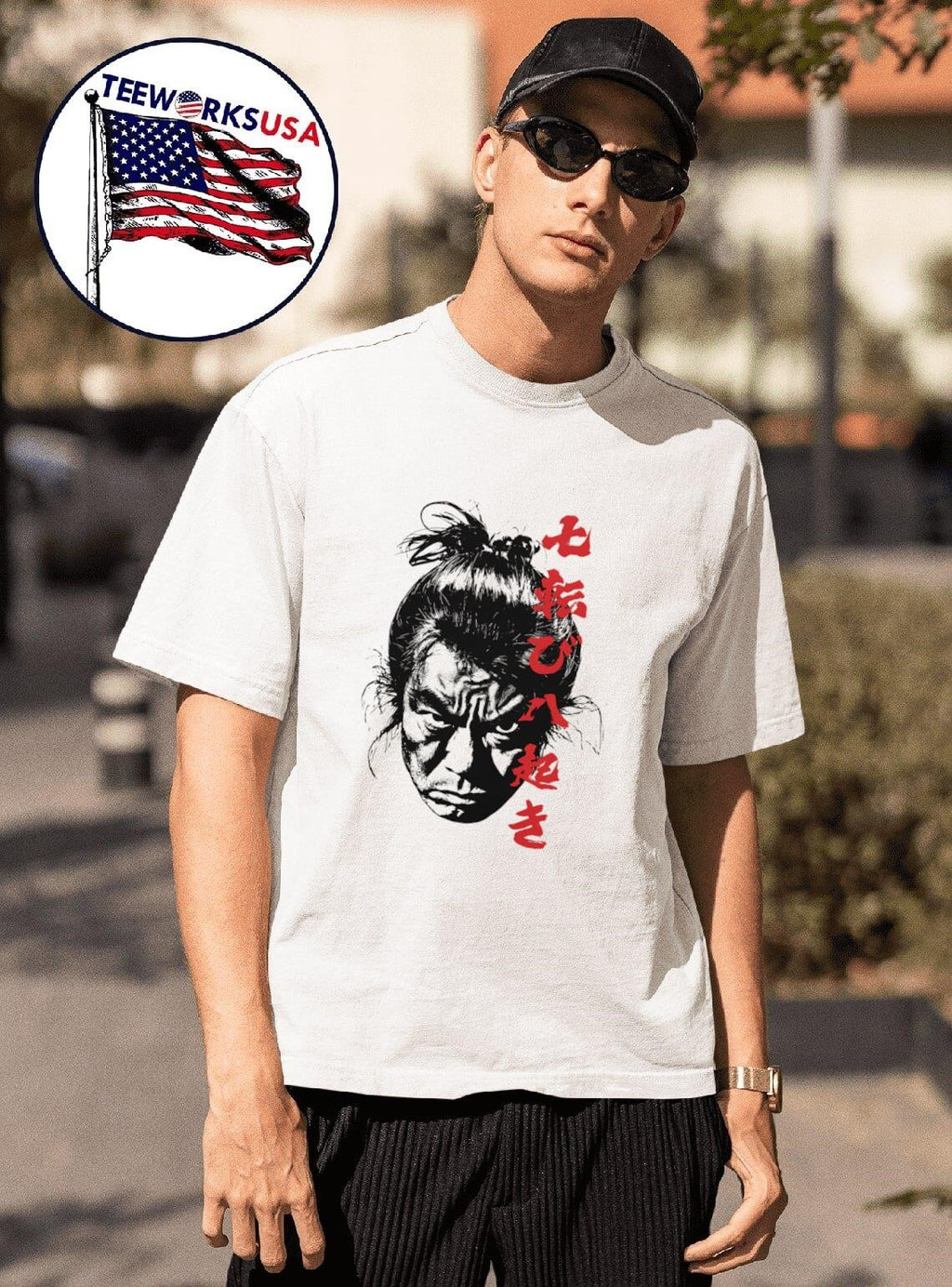 Fall 7 times stand up 8 - Adult & Kids T-Shirts, Sweatshirts & Hoodies apparel design preview 1