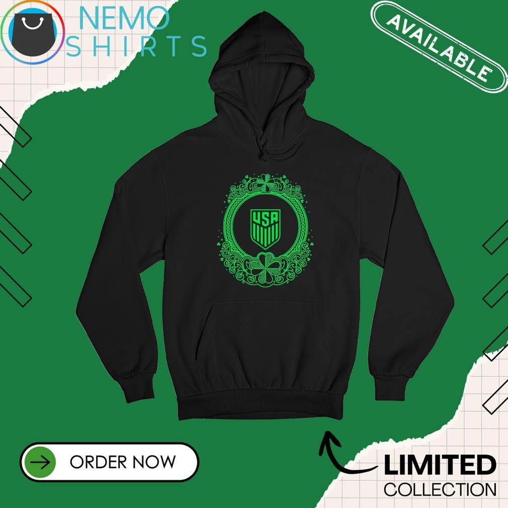 USMNT St. Patrick's day logo - Adult & Kids T-Shirts, Sweatshirts & Hoodies apparel design preview 2