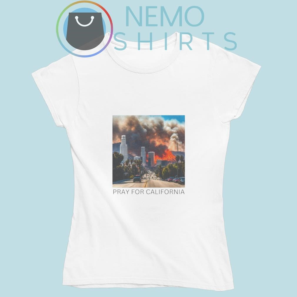 Pray for California LA fire - Adult & Kids T-Shirts, Sweatshirts & Hoodies product image 5