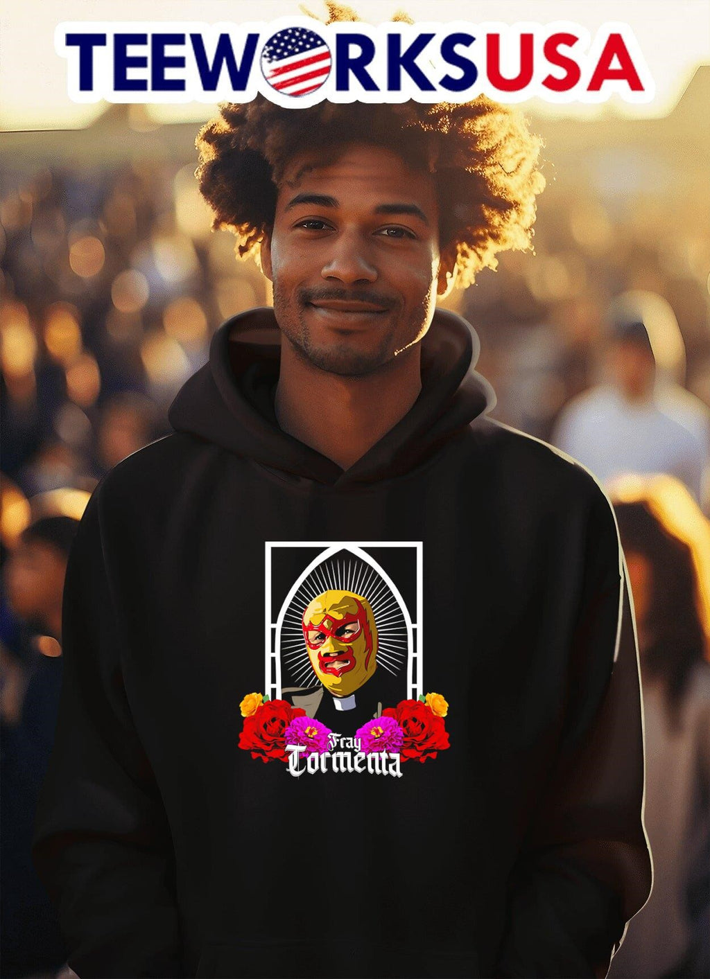 Fray Tormenta Padre - Adult & Kids T-Shirts, Sweatshirts & Hoodies apparel design preview 2