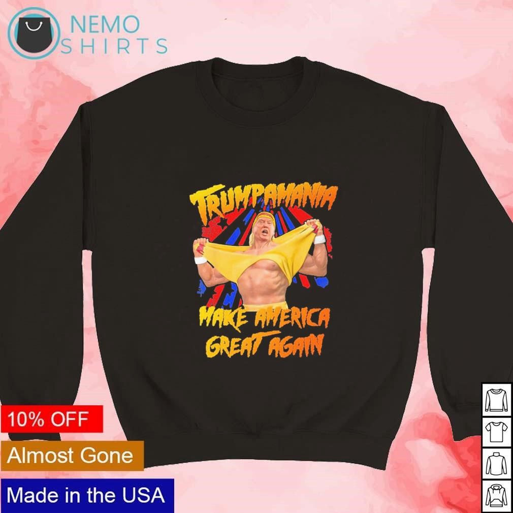 Trumpamamia make America great again Trump Hulk Hogan - Adult & Kids T-Shirts, Sweatshirts & Hoodies apparel design preview 3
