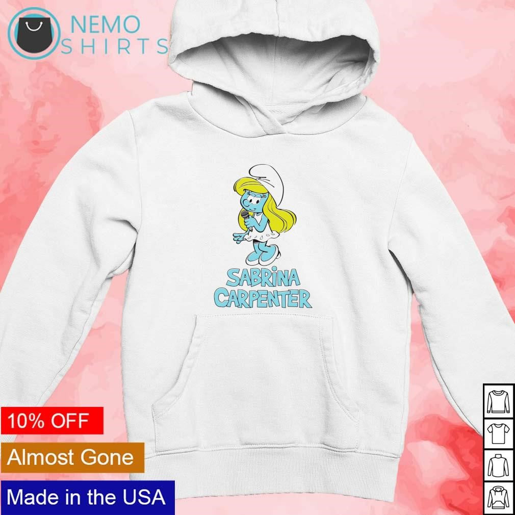 Sabrina Carpenter The Smurfs - Adult & Kids T-Shirts, Sweatshirts & Hoodies apparel design preview 2