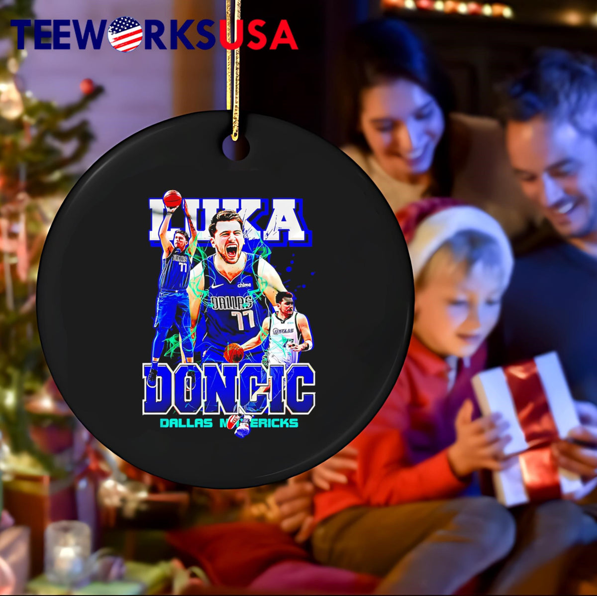 Luka Doncic Dallas Mavericks graphic scream - Adult & Kids T-Shirts, Sweatshirts & Hoodies apparel design preview 4