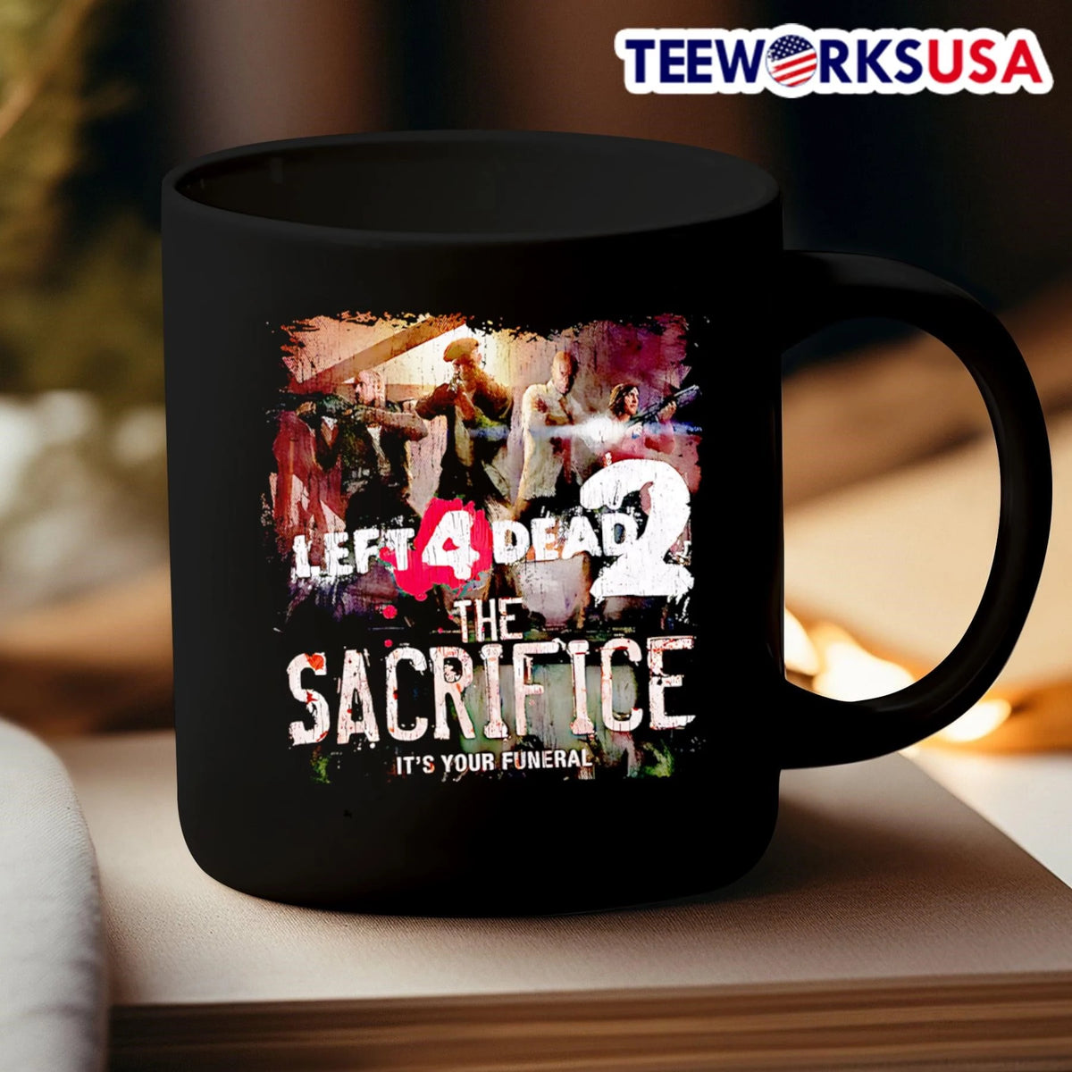Left 4 Dead 2 The Sacrifice - Adult & Kids T-Shirts, Sweatshirts & Hoodies apparel design preview 3