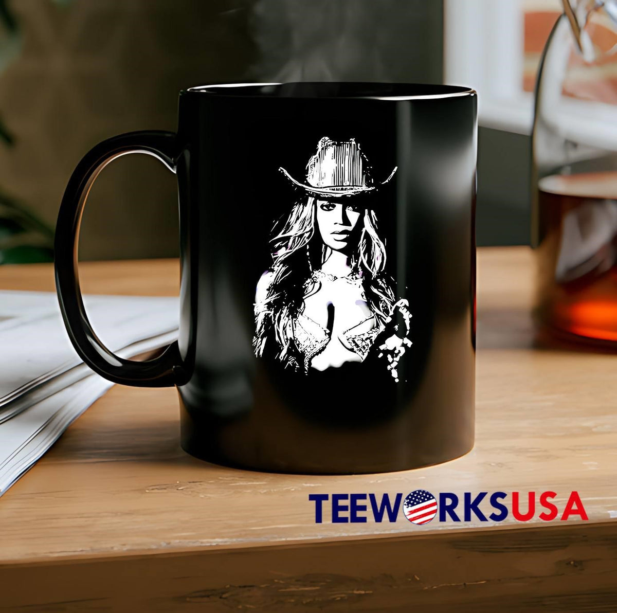 Cowgirl Beyonce Cowboy Carter Tour - Adult & Kids T-Shirts, Sweatshirts & Hoodies apparel design preview 2