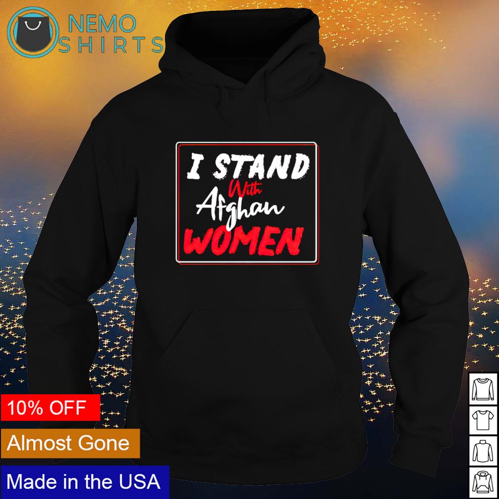 I stand with Afghan women - Adult & Kids T-Shirts, Sweatshirts & Hoodies apparel design preview 2