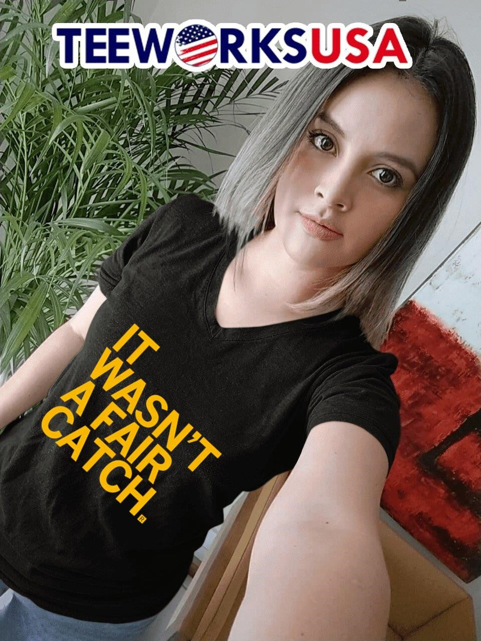 It wasn't a fair catch - Adult & Kids T-Shirts, Sweatshirts & Hoodies apparel design preview 7