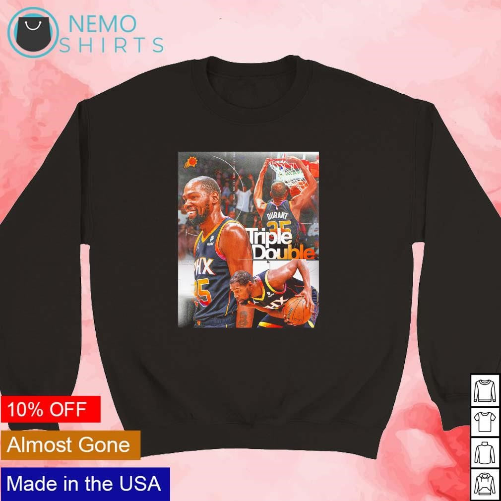 Kevin Durant Phoenix Suns triple double - Adult & Kids T-Shirts, Sweatshirts & Hoodies apparel design preview 5