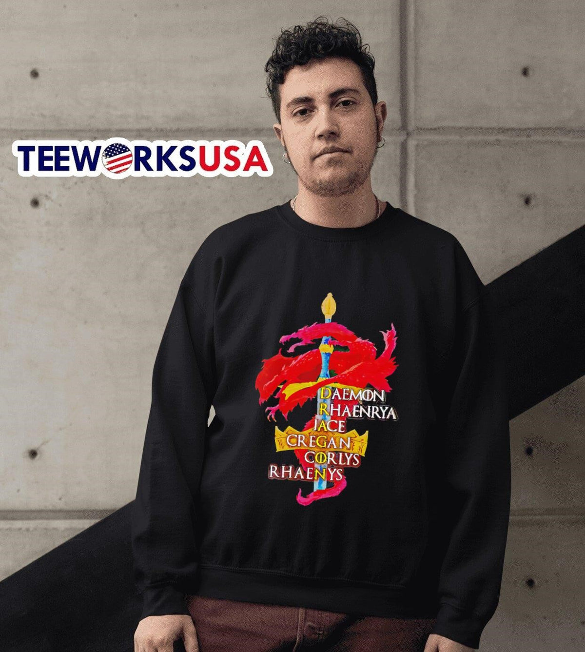 Daemon Rhaenyra Jace Cregan Rhaenys Dragon - Adult & Kids T-Shirts, Sweatshirts & Hoodies apparel design preview 3