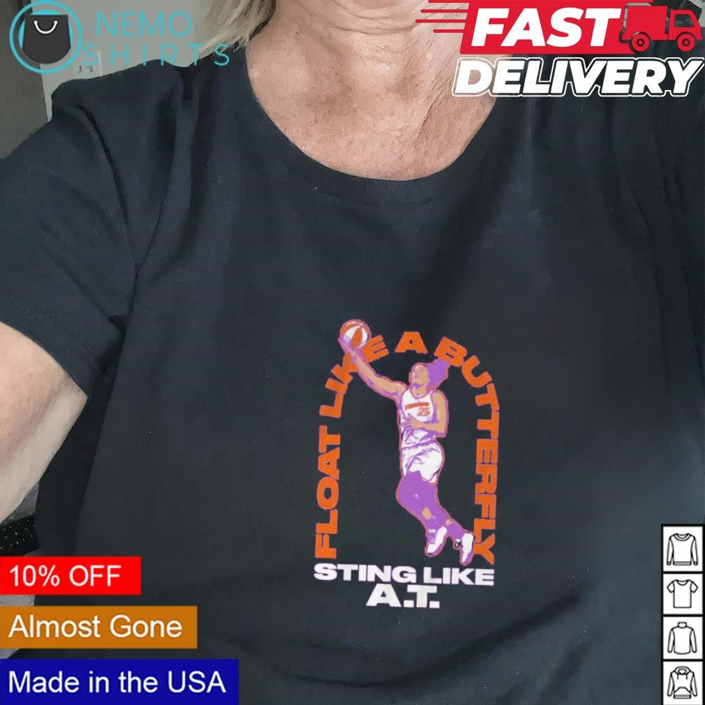 Sting Like AT float a butterfly Alyssa Thomas Phoenix - Adult & Kids T-Shirts, Sweatshirts & Hoodies apparel design preview 2