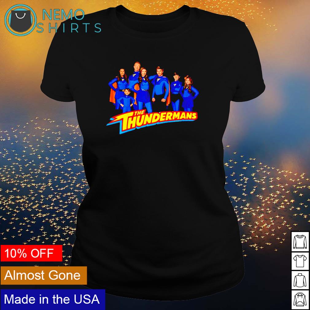 The thundermans family group shot logo - Adult & Kids T-Shirts, Sweatshirts & Hoodies apparel design preview 3