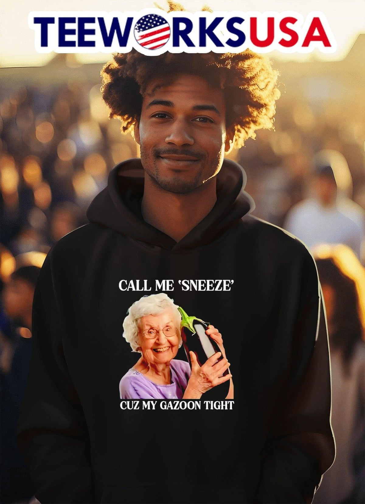 Call me sneeze cuz my Gazoon tight - Adult & Kids T-Shirts, Sweatshirts & Hoodies apparel design preview 2