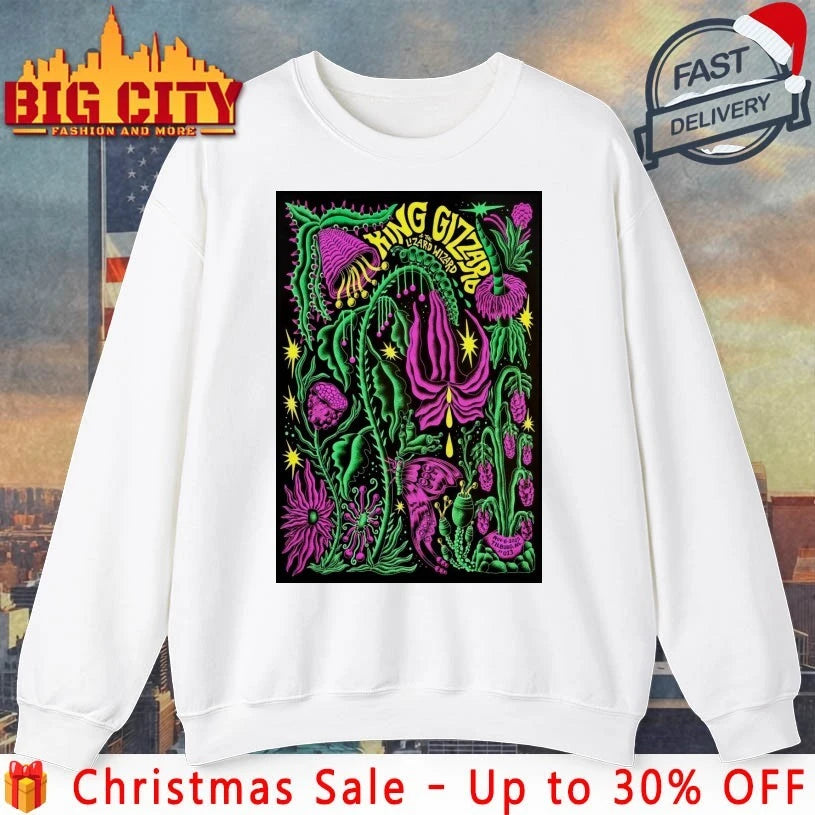 King Gizzard And The Lizard Wizard At 013 Poppodium - Adult & Kids T-Shirts, Sweatshirts & Hoodies apparel design preview 4