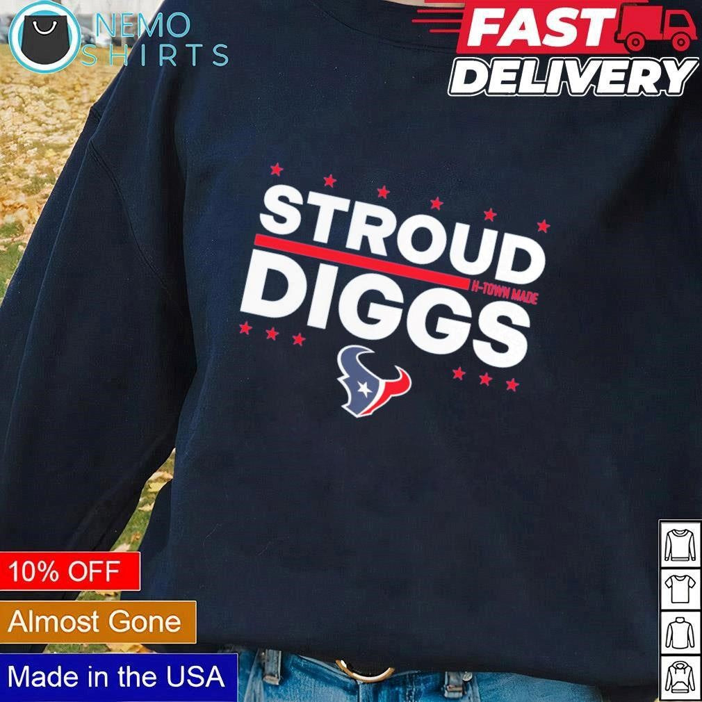 CJ Stroud and Stefon Diggs Houston Texans H-town made - Adult & Kids T-Shirts, Sweatshirts & Hoodies apparel design preview 1