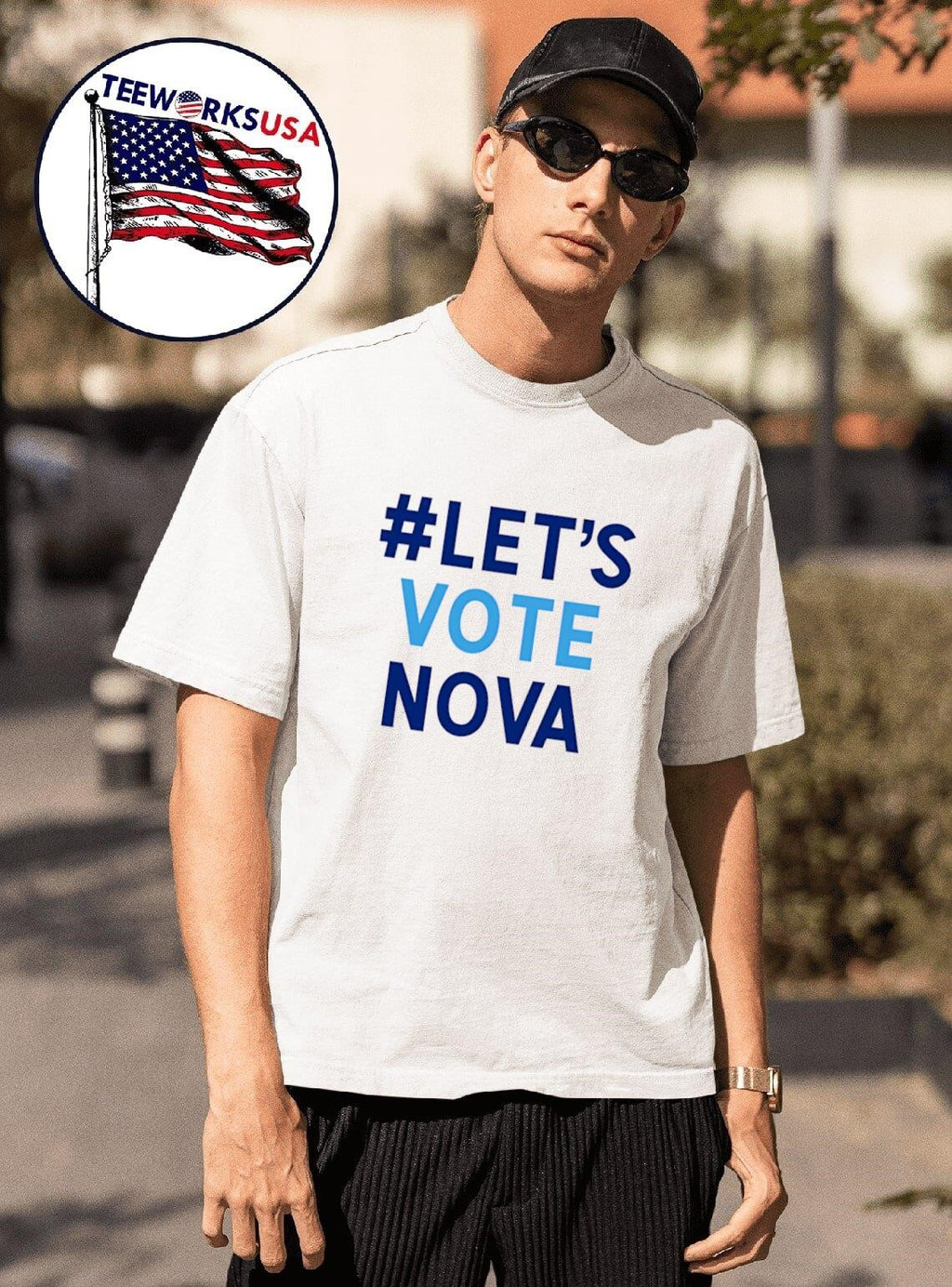 Let's vote Nova - Adult & Kids T-Shirts, Sweatshirts & Hoodies apparel design preview 1