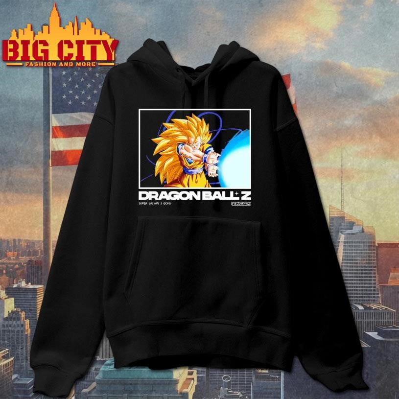 Dragon Ball Z Super Saiyan 3 Goku Profile - Adult & Kids T-Shirts, Sweatshirts & Hoodies apparel design preview 2