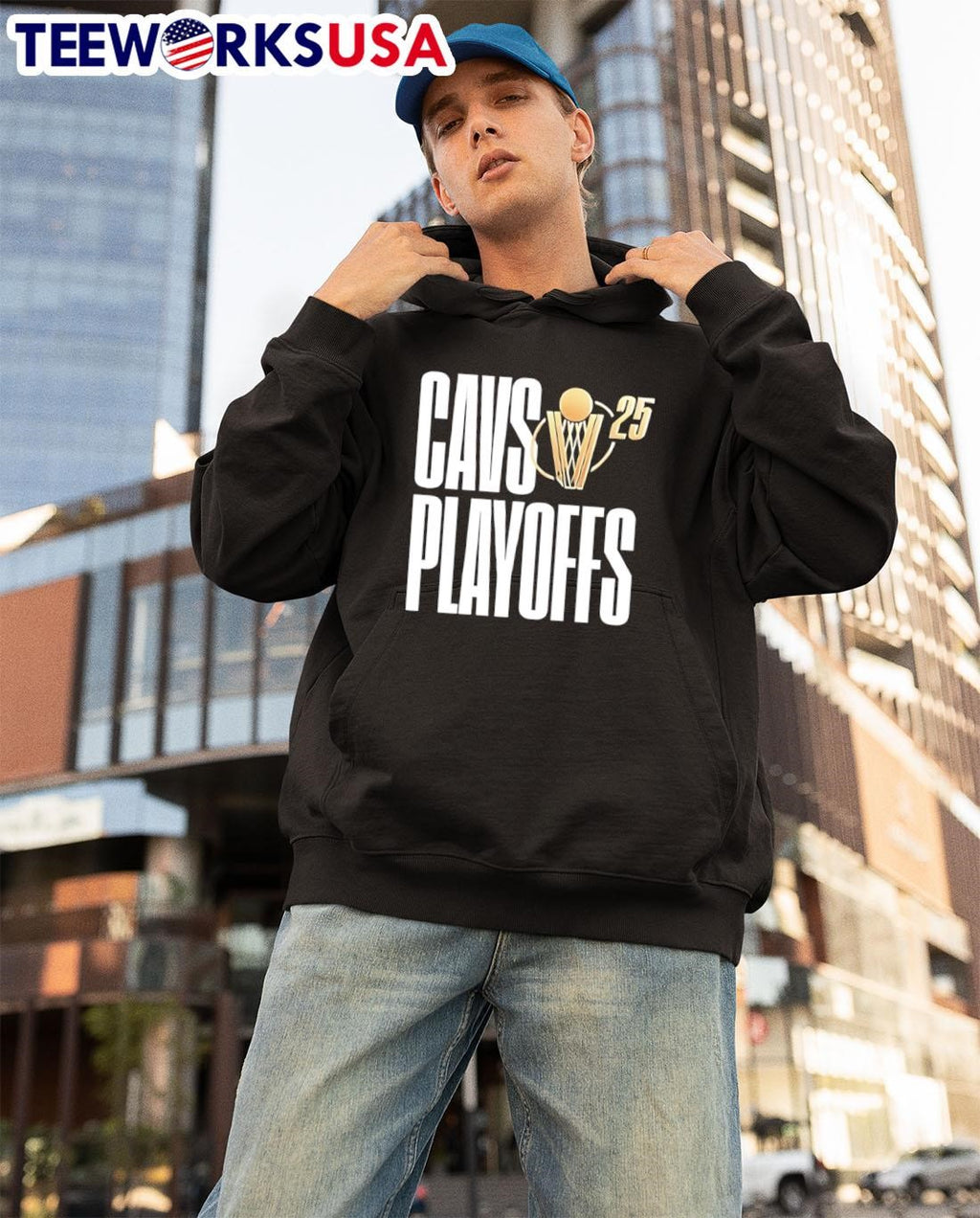 Cleveland 2025 postseason basketball - Adult & Kids T-Shirts, Sweatshirts & Hoodies apparel design preview 3