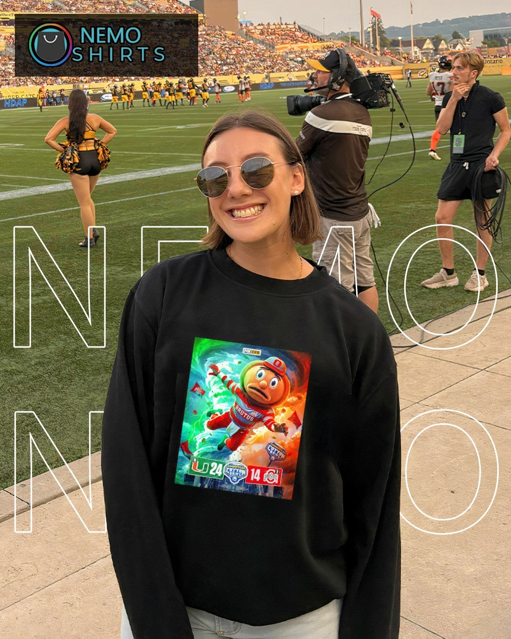 Miami Hurricanes blow away Ohio State Buckeyes win - Adult & Kids T-Shirts, Sweatshirts & Hoodies apparel design preview 4
