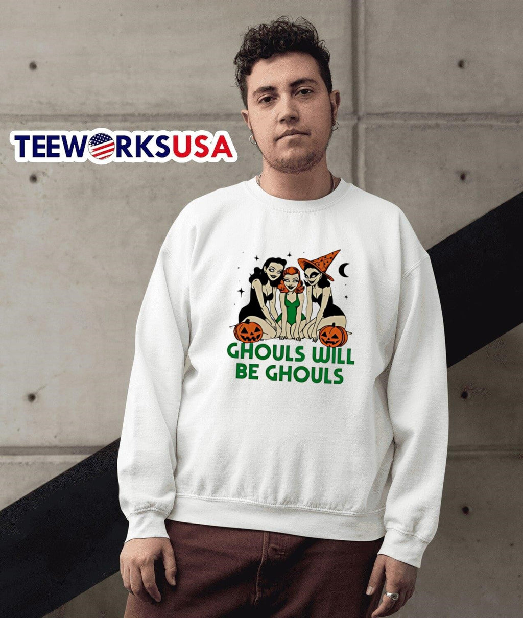 Ghouls will be witch halloween - Adult & Kids T-Shirts, Sweatshirts & Hoodies apparel design preview 3