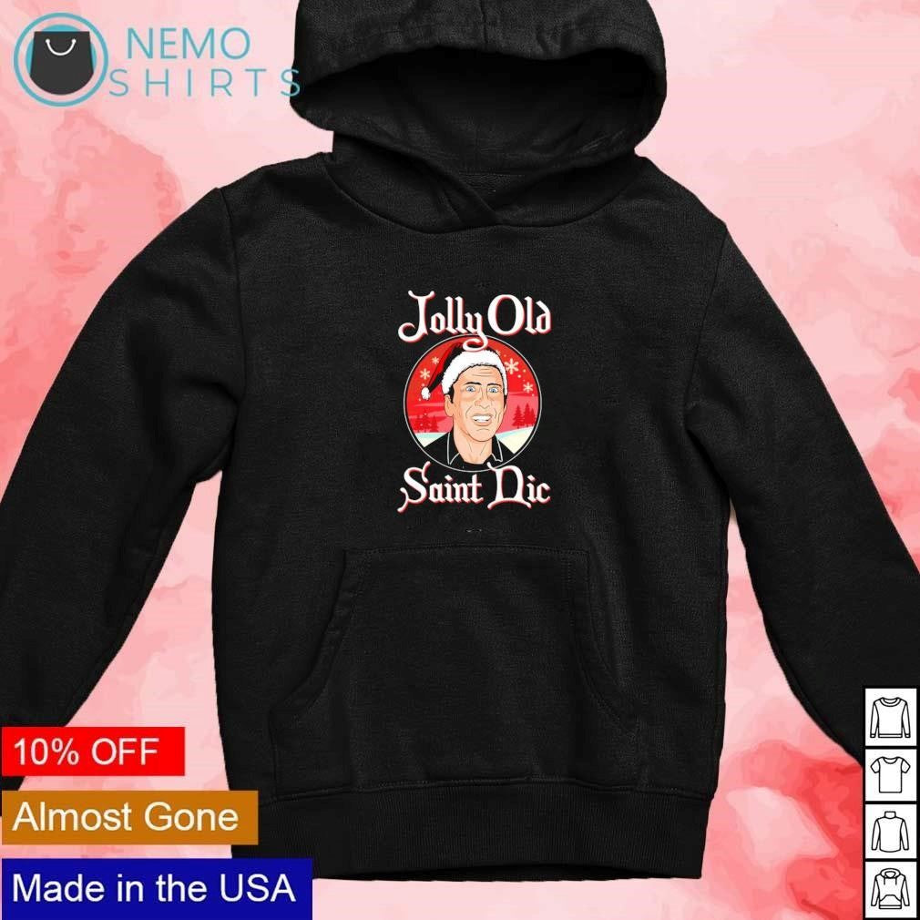 Jolly old saint Nic Nicolas Cage Christmas - Adult & Kids T-Shirts, Sweatshirts & Hoodies apparel design preview 2