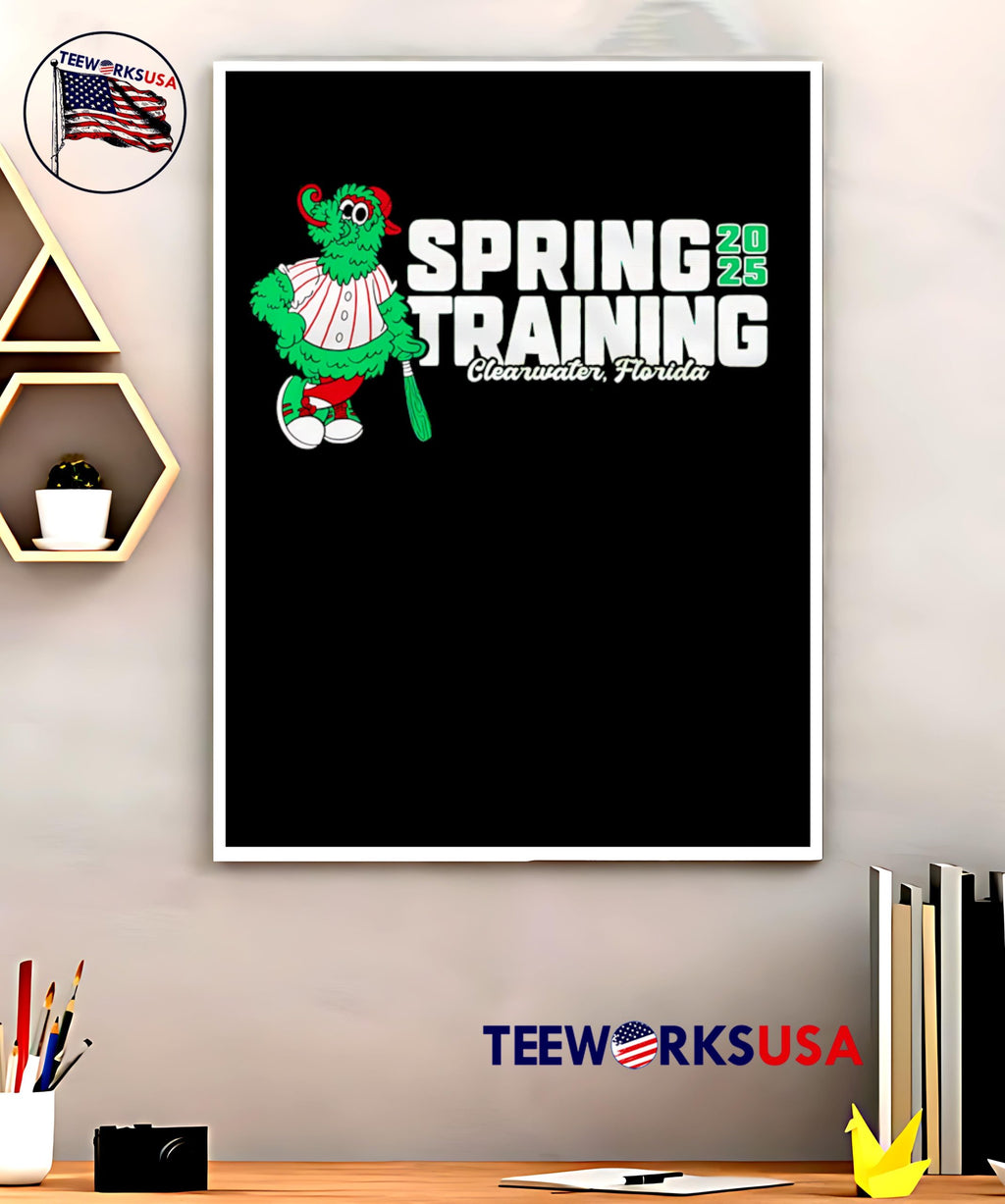 Spring Training 2025 Philadelphia Phillies mascot - Adult & Kids T-Shirts, Sweatshirts & Hoodies apparel design preview 5