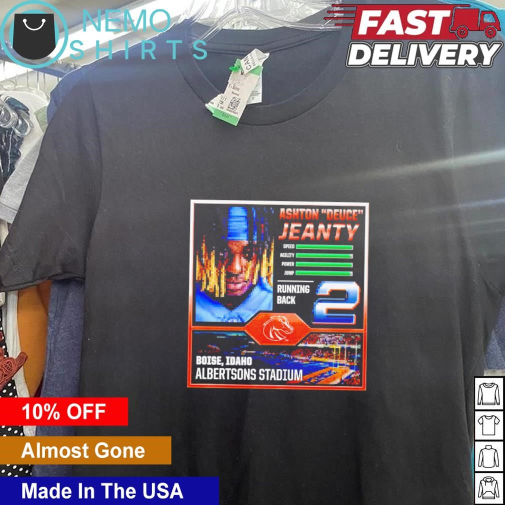 Ashton Deuce Jeanty Boise State Broncos Albertsons - Adult & Kids T-Shirts, Sweatshirts & Hoodies apparel design preview 5